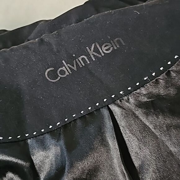 Calvin Klein Black Raincoat with Removable Hood size M/L - Picture 11 of 14